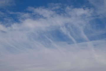 blue sky with cloud background