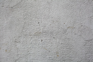 Plaster on the wall of the house