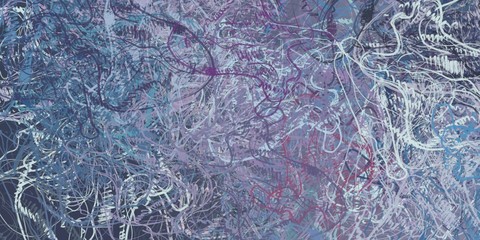 Crazy sketch random pattern. Creative chaos and variety. Modern art drawing painting. 2d illustration. Digital texture wallpaper. Artistic sketch draw backdrop material. 