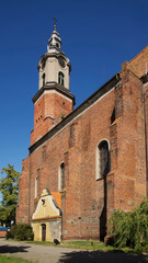 Obraz premium Church of St. Florian in Znin. Poland