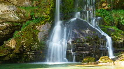 cascade, waterfall slap virje in slovenia