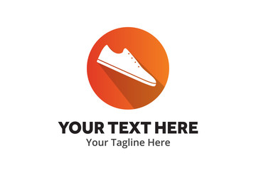 simple men shoes logo creative design in flat style with color . men shoes logo creative design for identity and business