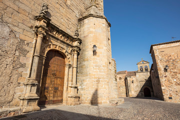 Medieval and old town of Caceres city in Extremadura region, Spain.