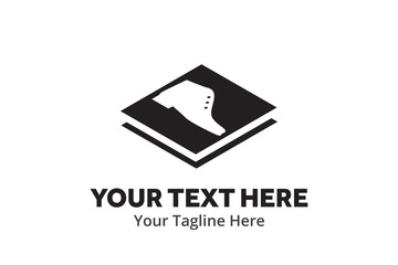 simple men shoes logo creative design in flat style with color . men shoes logo creative design for identity and business