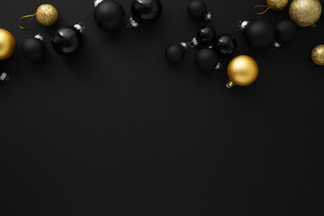 Minimalistic Christmas Flat Lay Background