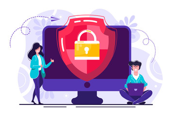 concept protecting computer 