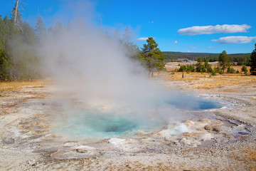 Black sands geyser basin