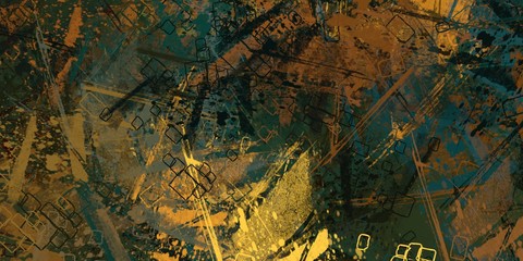 Decorative oil painting. Vibrant dynamic art. 2d illustration. Texture backdrop.