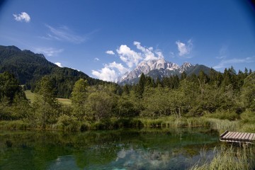 Obraz premium Lake Jasna, Kranjska Gora, Slovenia