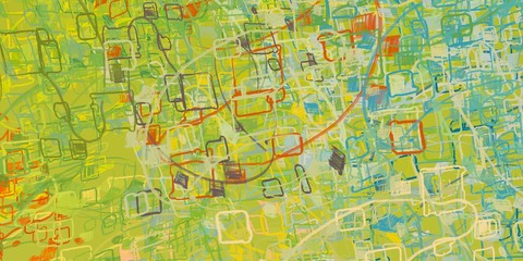 Decorative oil painting. Vibrant dynamic art. 2d illustration. Texture backdrop.