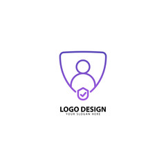 security guard Logo Design template