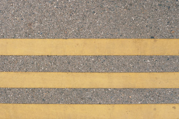 Fototapeta premium Lines on the road Pedestrian pathway Road marking straight lines.
