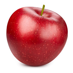 Red apple isolated on white