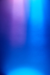 Vertical stripes of light in different colors