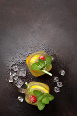Fresh summer lemonade
