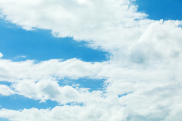 blue sky with clouds. background.
