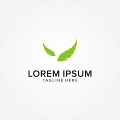 Leaf Nature Logo Design Template