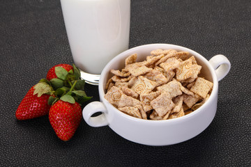 Wheat flakes for breakfast