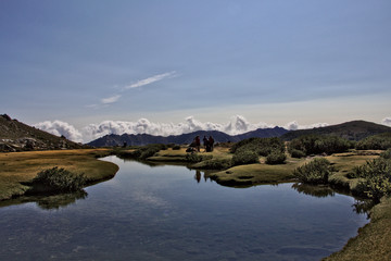 lake in the mountains