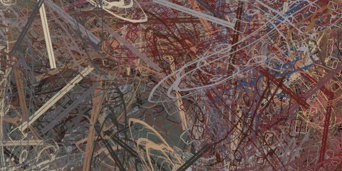 Poster oil painting element. 2d illustration. Texture backdrop.
