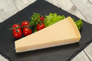 Italian traditional parmesan cheese triangle
