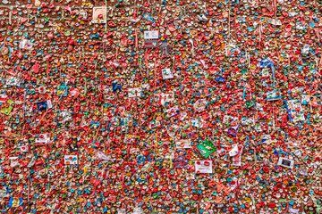 Used Gum on Wall, a Landmark in Seattle