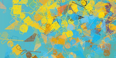 Canvas painting. Colorful background texture. 2d illustration. Texture backdrop.
