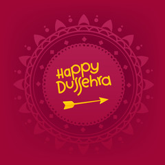 Fototapeta na wymiar Happy Dussehra. Festival Of Dussehra vector banner