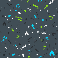 Seamless vector pattern. Wrapping paper design template