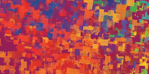 Handmade surreal abstract pattern. Modern artistic canvas. 2d illustration. Texture backdrop painting.