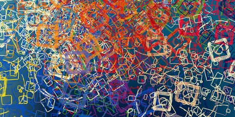 Handmade surreal abstract pattern. Modern artistic canvas. 2d illustration. Texture backdrop painting.