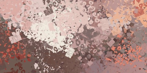 Handmade surreal abstract pattern. Modern artistic canvas. 2d illustration. Texture backdrop painting.