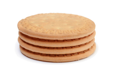 Cookies isolated on white background