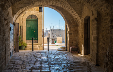 Scenic sight in Giovinazzo, province of Bari, Puglia, southern Italy.