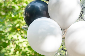 balloons outdoor as a decoration