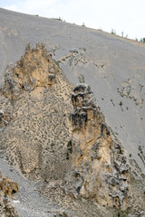 Casse Deserte at the Co de Izoard, Haute Alps, French alps, France
