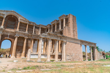 Fototapeta na wymiar Sardes Ancient City Ruins