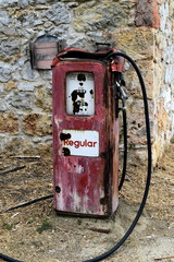 old gas station