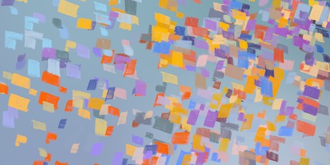 Crazy sketch random pattern. Creative chaos and variety. Modern art drawing painting. 2d illustration. Digital texture wallpaper. Artistic sketch draw backdrop material. 