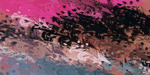 Crazy sketch random pattern. Creative chaos and variety. Modern art drawing painting. 2d illustration. Digital texture wallpaper. Artistic sketch draw backdrop material. 