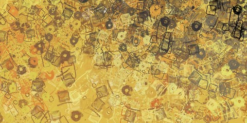 Crazy sketch random pattern. Creative chaos and variety. Modern art drawing painting. 2d illustration. Digital texture wallpaper. Artistic sketch draw backdrop material. 