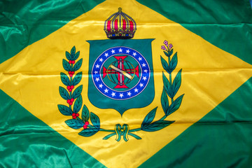 Imperial Flag of Brazil (1822 to 1889) - obrazy, fototapety, plakaty