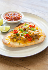 Grilled Mexican Chicken Flatbread