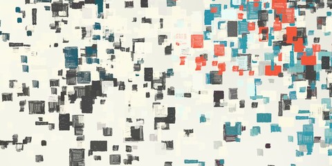 Crazy sketch random pattern. Creative chaos and variety. Modern art drawing painting. 2d illustration. Digital texture wallpaper. Artistic sketch draw backdrop material. 