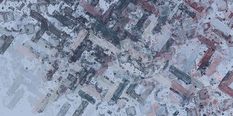 Modern art. Artistic brush. Oil painting. 2d illustration. Texture backdrop.