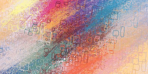 Crazy sketch random pattern. Creative chaos and variety. Modern art drawing painting. 2d illustration. Digital texture wallpaper. Artistic sketch draw backdrop material. 