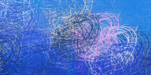 Crazy sketch random pattern. Creative chaos and variety. Modern art drawing painting. 2d illustration. Digital texture wallpaper. Artistic sketch draw backdrop material. 