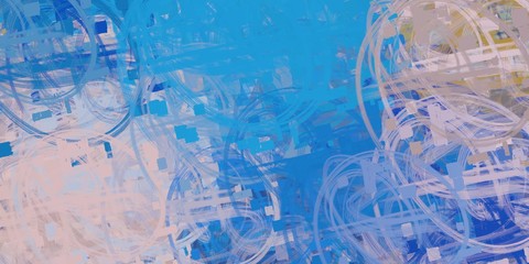 Handmade surreal abstract pattern. Modern artistic canvas. 2d illustration. Texture backdrop painting.