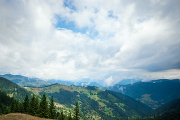 Obraz na płótnie Canvas Mountain, beautiful landscape. Ukraine, the Carpathian Mountains. Concept of travel, tourism, holidays, vacation