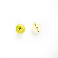 Apfel aufgeschnitten